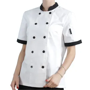 Groothandel Professionele Chef Uniform Aangepaste Keuken Koken Dragen Restaurant Chef Jas