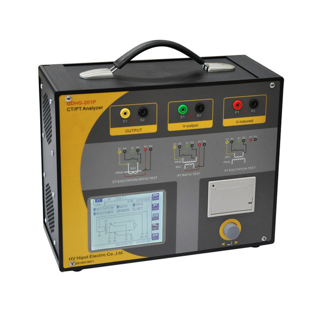 HVHIPOT GDHG-201P IEC Standards Variable-frequency Method Portable CT/PT Analyzer