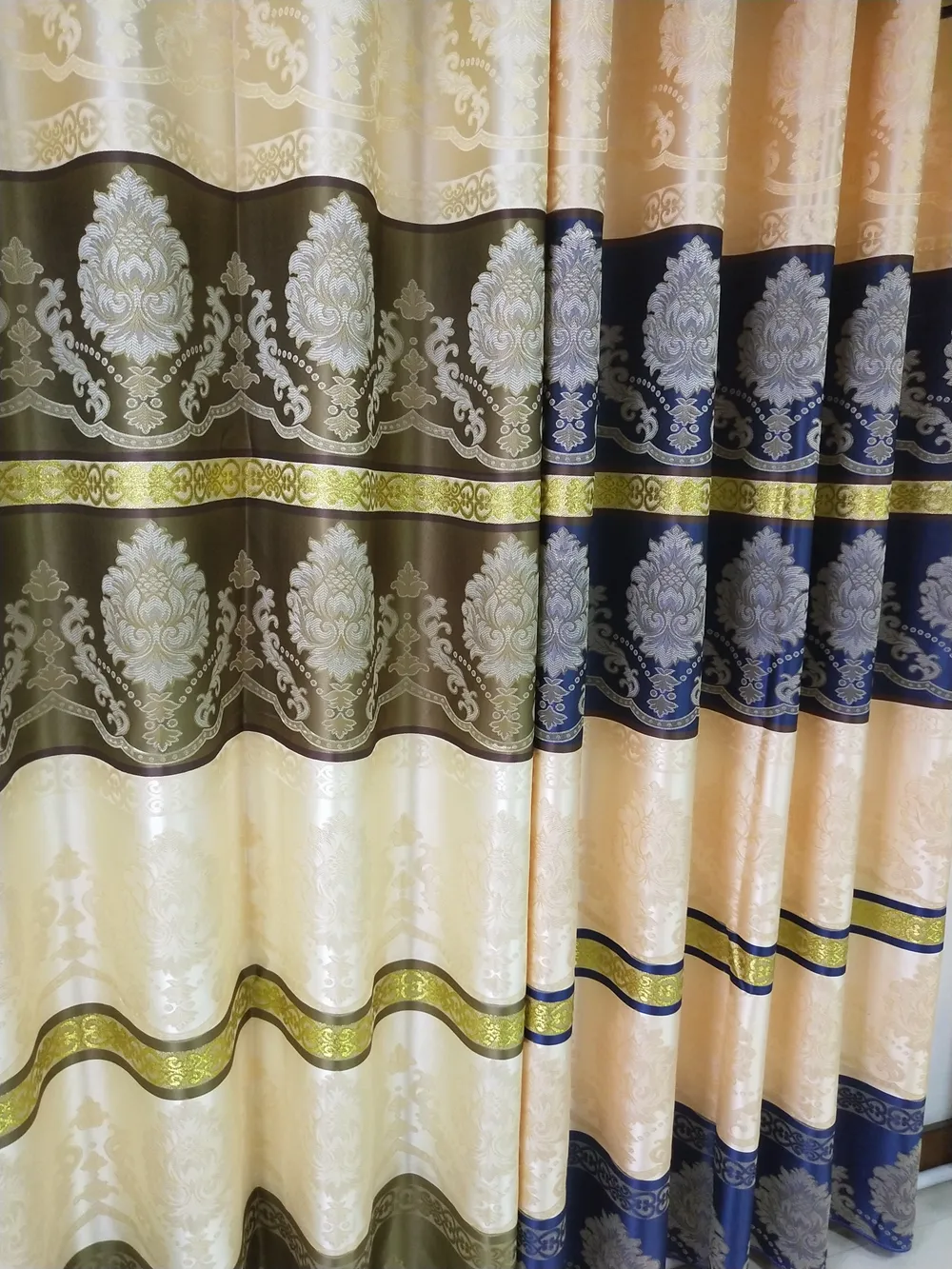 Klaar goederen alle onze website Jacquard shaoxing woonkamer gordijnstof