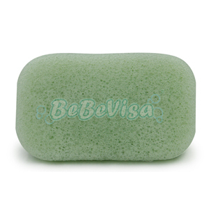 Bebevisa Pimienta Menta Rectángulo Natural <span class=keywords><strong>Konjac</strong></span> Esponja De Baño para <span class=keywords><strong>el</strong></span> Cuidado de La Piel - Product Image 1
