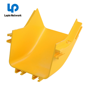 Ningbo Lepin usine fournisseur vente chaude 240 360 600mm Fiber Runner Fiber Optic Raceway jaune plastique PVC Ftth câble plateau <span class=keywords><strong>couverture</strong></span> - Product Image 2
