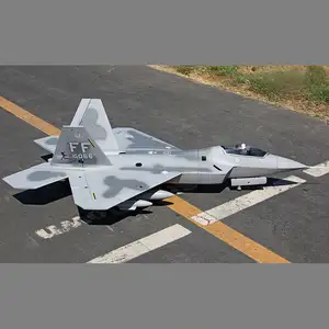 Avião rc de espuma de controle remoto F-22 jato