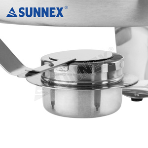 Para Sunnex Roll Top Buffet Chafing Dish Calentador de alimentos y equipo de sujeción de calentamiento - Product Image 5