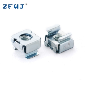 Gran oferta, tuerca de jaula de bloqueo de resorte de acero m8 cuadrada 65mn chapada en zinc - Product Image 2