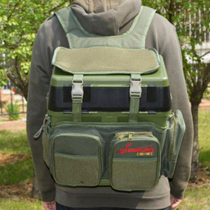 Nylon di alta Qualità di Pesca A Mosca Maglia Con Tasche Multifunzionali Regolabile Maglia di Pesca Zaino Attrezzatura di Pesca Sacchetto - Product Image 5
