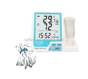 Personalizada menor consumo de energía reloj temperatura y la humedad metros