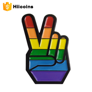 Factory Directly Sale Pride LGBT <strong>Lesbian</strong> Gay Metal Soft Enamel Pins Badges Diversity Symbol Sign Brooch Flag Lapel Pin rainbow - Product Image 2