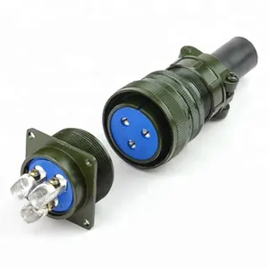 Conector industrial personalizable de 3 pines 100A serie PB conector circular impermeable IP66.