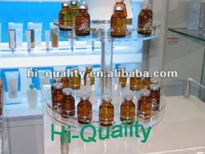 Top Acrylic Liquid Medicine Bottles Rotating Stand