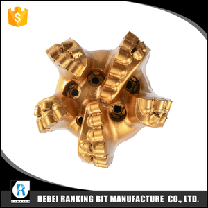 5 lames pdc <span class=keywords><strong>forage</strong></span> tête diamant les investisseurs miniers pdc huile bien trépans prix - Product Image 1