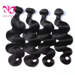 Wholesale price free sample hair bundles 10A Grade virgin brazilian hair weave100% natural human hair for women