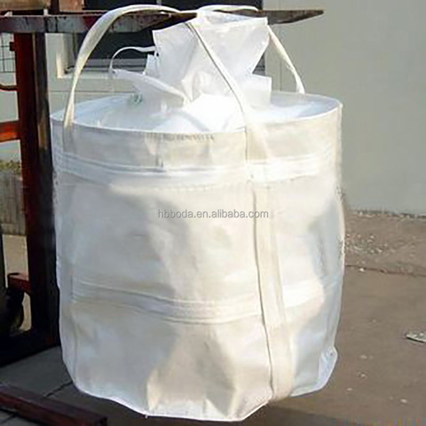 500kg 1000kg Food Grade Baffle Storage pp Jumbo Bag for Maiz Grains  / Coal