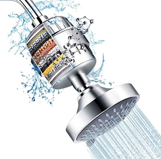 Насадка для душа и 15 этап душевой фильтр Combo, резиновый шланг высокого давления 5 настроек распыления фильтрованная Лейка для душа из АБС с умягчитель воды фильтр