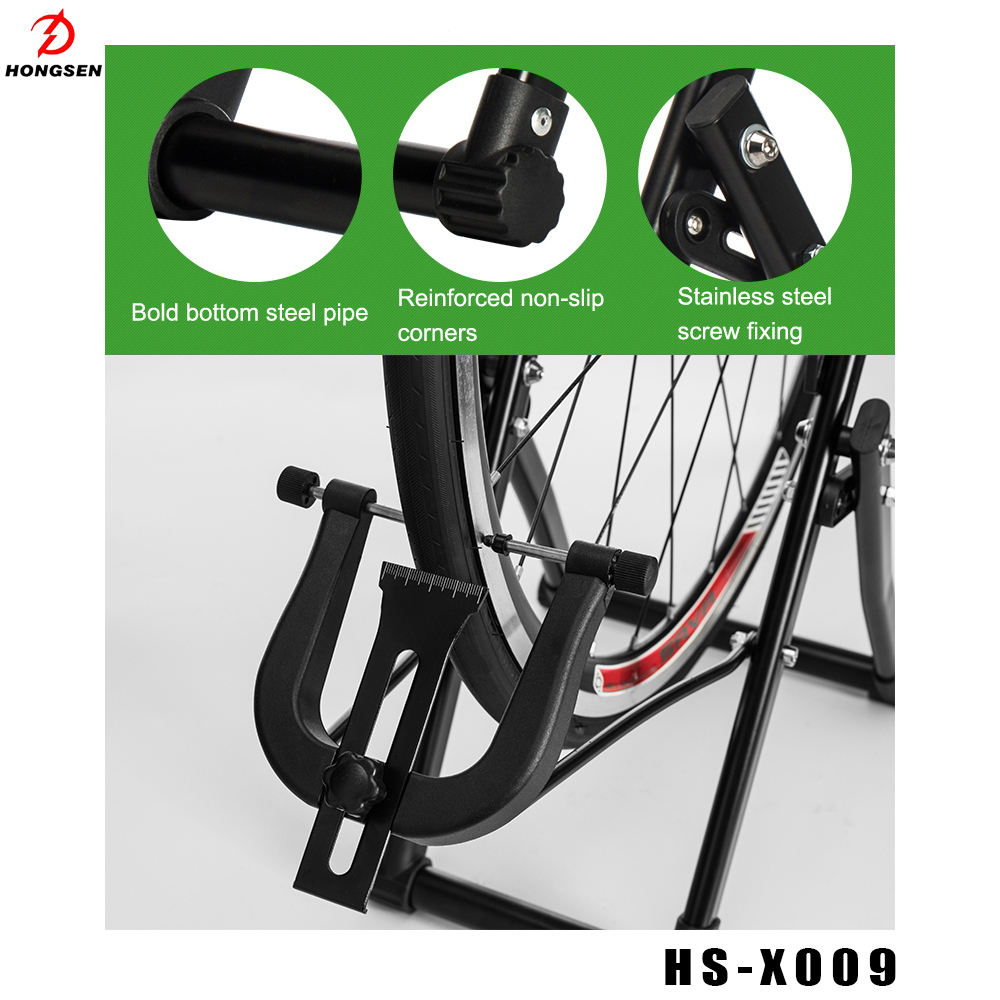 Cavalletto Pieghevole Per Manutenzione Bici - Supporto Ruote Per Riparazione E Parcheggio - Foto 8