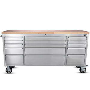 Hyxion 72'' Mobile Garage Metal Workshop Tool Master Chest & Cabinet