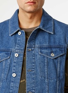 Chaleco Denim azul motorista personalizado elegante al mejor precio - Product Image 3