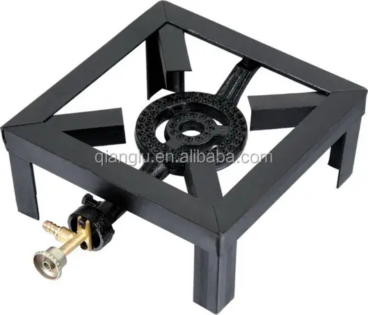 cast iron steel burner gas stove