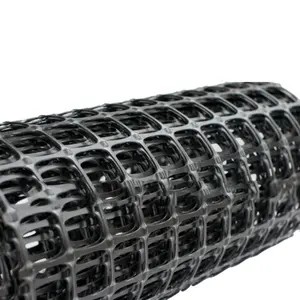 प्लास्टिक सड़क निर्माण सामग्री polypropylene के पीपी द्विअक्षीय geogrid