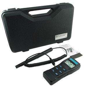 Professional Digital Humidity <b>Temperature</b> Psychrometer Wet Bulb <b>Temperature</b> with Dew Point Replaceable <b>Probe</b> - Product Image 2