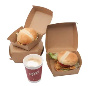 中山生物可降解外卖外卖汉堡汉堡便当餐快餐包装午餐纸盒