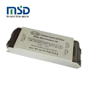 Constant current led dimming power supply 0/10V PWM dimming for indoor panel lighting of 12W 300ma 36V dc output 220v ac input