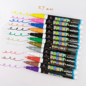 Lô Hàng Dưới 1 $ Bút Đánh Dấu Bảng Trắng Có Cồn 12 Chiếc Một Bộ 2022 Flysea Ngòi Nylon Điểm Nhỏ Bán Chạy - Product Image 3