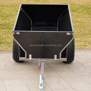 High quality galvanizing Single axle Cage Box Trailer