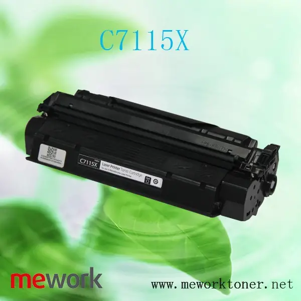Mework printing toner cartridge for HP C7115X C7115A compatible laser toner