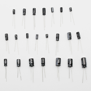 Eiechip 24Value Kit 500PCs Condensadores electrolíticos de aluminio tipo plomo radial 0,1 <span class=keywords><strong>uF</strong></span>-10000uF Rango 9 Caja Alto voltaje Bajo - Product Image 5