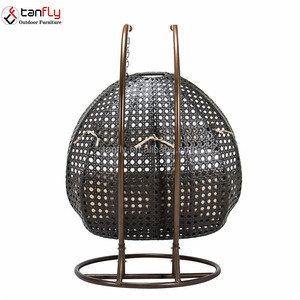Vente chaude en plein air Silla Colgante élégante forme d'<span class=keywords><strong>oeuf</strong></span> chaise suspendue <span class=keywords><strong>de</strong></span> <span class=keywords><strong>jardin</strong></span> balançoire <span class=keywords><strong>de</strong></span> patio - Product Image 4
