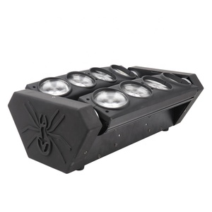 Di chuyển đầu ánh sáng <span class=keywords><strong>LED</strong></span> Spider 8 cái 10 Wát với RGBW 4in1 <span class=keywords><strong>LED</strong></span> ánh sáng Disco Đèn DMX512 xách tay ánh sáng sân khấu - Product Image 3