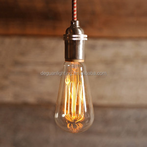 <span class=keywords><strong>Ampoule</strong></span> rétro Edison, Vintage, antiques, à filaments pour la vie, 120V, 60W, ST64, E26/E27 - Product Image 2