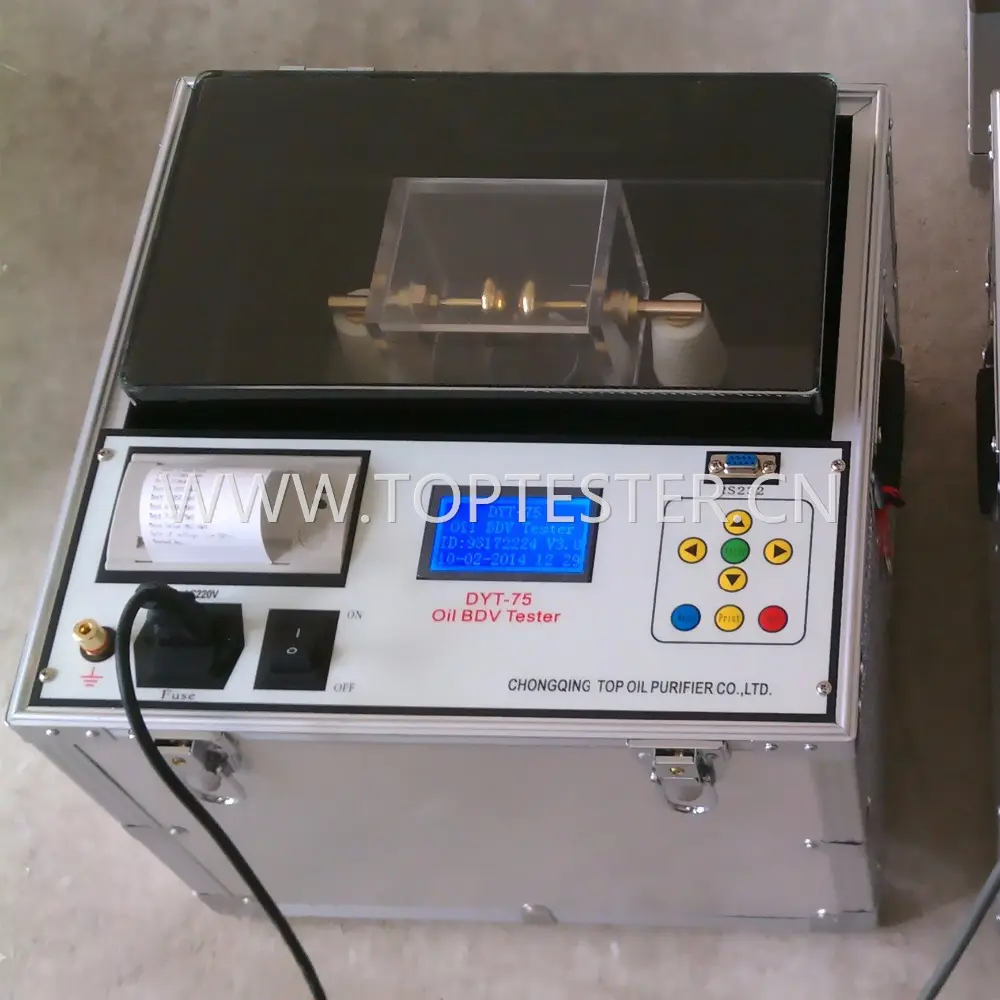 オイルBDV分析装置/テストキット/変圧器オイル破壊電圧テスター