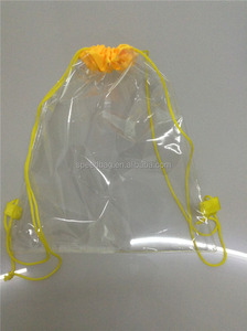 Bán buôn biểu tượng tùy chỉnh nhựa giá rẻ Dây Kéo Túi trong suốt <span class=keywords><strong>PVC</strong></span> rõ ràng dây kéo Ba lô - Product Image 3