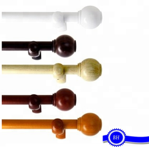 Prix d'usine en gros tringles à rideaux rondes populaires en bois pour le marché britannique - Product Image 5
