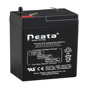 Neata 6 v 8ah 可充电电池，用于报警系统，6 v 6ah 20hr 可充电电池