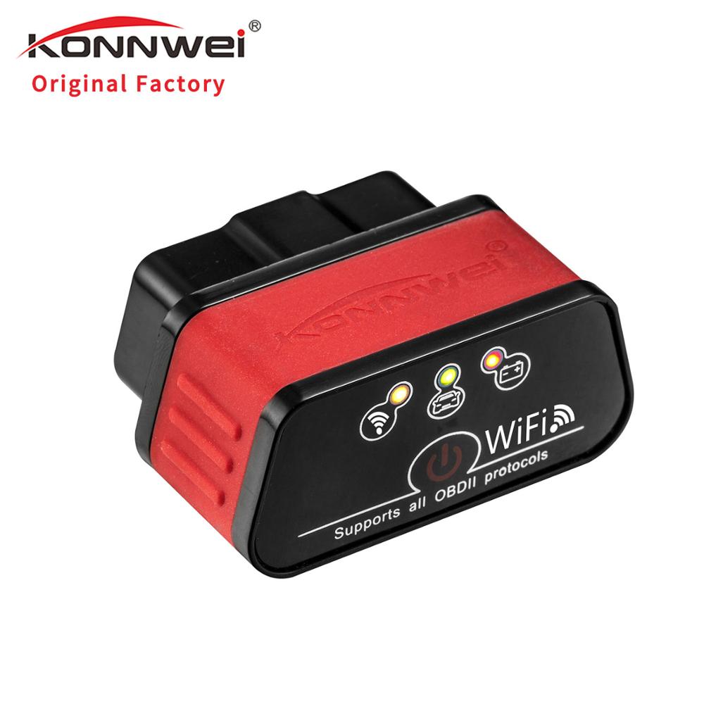KONNWEI KW903 ELM327 OBD2 WIFI сканер для Android and IOS Windows