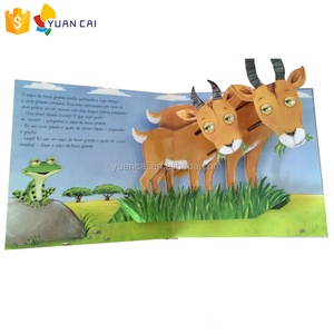 3D pop up İngilizce öğrenme kitabı ciltli çocuk kitabı baskı - Product Image 4