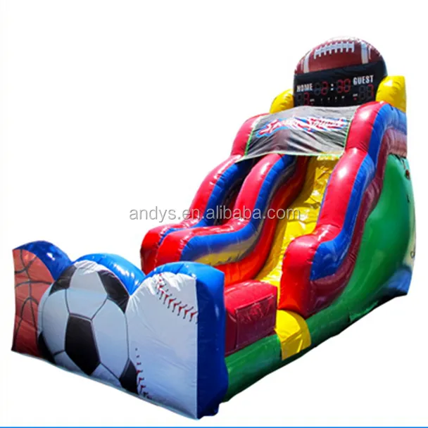 Best selling inflatable slip and slide/inflatable dry sports slide for events