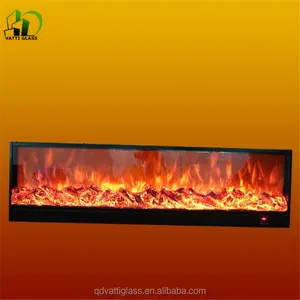 Ceramic Heat Proof Fireplace Glass Panel, Heat Resistant Glass for Fire Rated Stove Door