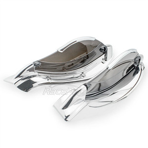 Deflectores de aire de <span class=keywords><strong>carenado</strong></span> ajustables <span class=keywords><strong>Batwing</strong></span> de cromo - Product Image 4