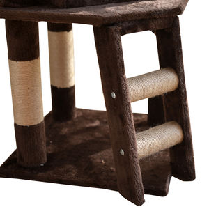 מכירה לוהטת באיכות גבוהה גדול שטיח חתול לשחק עץ בית - Product Image 3