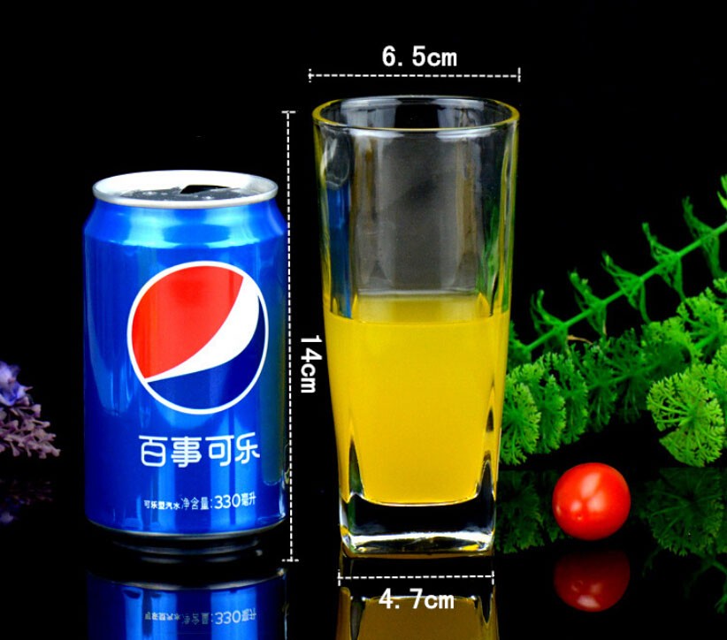 Diamond Cup Straight Cup Drinking Fruit Juice Wine Clear Water Glass Cup