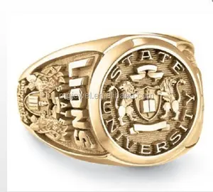 Высококачественное мужское ювелирное изделие из стерлингового серебра, кольцо для студентов