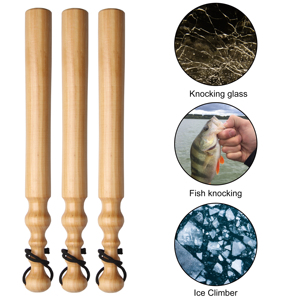 Bâton de pêche en bois respectueux de l'environnement, batte à poisson - Product Image 5