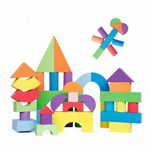 2019益智玩具分销商泡沫块玩具多彩Eva新款3岁儿童块套装