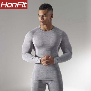 <strong>Black</strong> <strong>Compression</strong> Sports Fitness Tee <strong>Shirt</strong> Oem Plain Long Sleeve Gym <strong>Shirt</strong> - Product Image 5