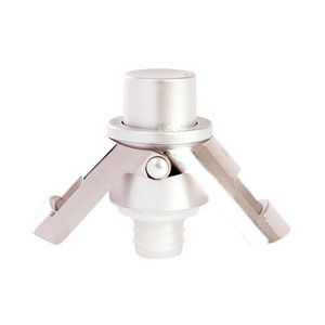S'adapte à n'importe quel <span class=keywords><strong>bouchon</strong></span> de bouteille de vin mousseux en acier inoxydable scellant bouteille mousseuse liège Silicone étanche garder frais adapté - Product Image 2