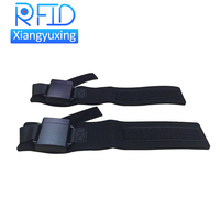 Pour la prison prisonnier sécurité dépistant la gestion 2.4ghz rfid actif bracelet/bracelet avec batterie