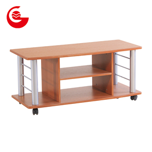 Sala Multi capas OEM estable MDF gabinete <span class=keywords><strong>TV</strong></span> moderna en el tubo de metal - Product Image 1